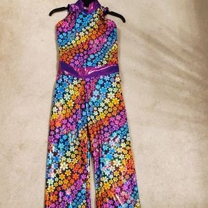 One-piece floral costume